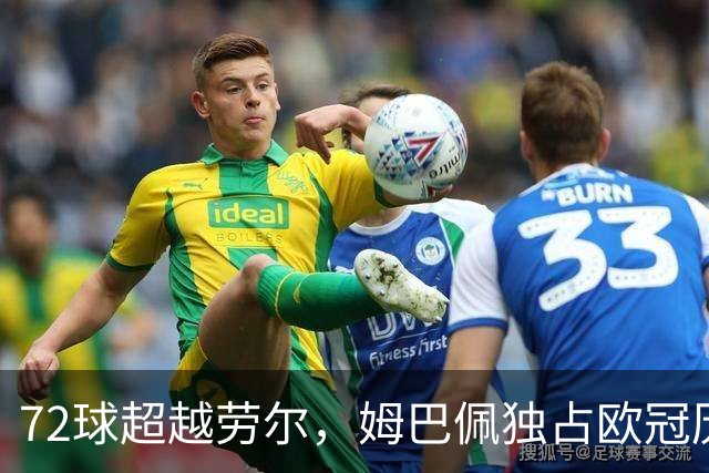 72球超越劳尔，姆巴佩独占欧冠历史射手榜第五位